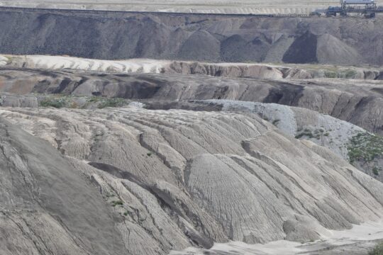 mine, brown coal, zwałowisko, heap, view, earth, the destruction of the, belchatow