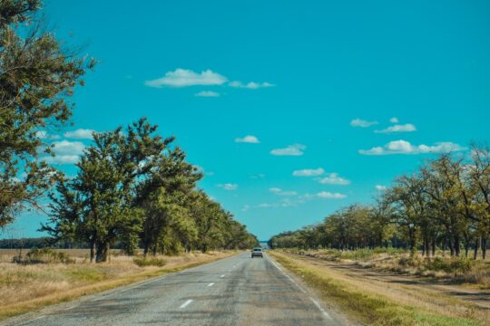 road, highway, car, journey, drought, heat, north ossetia, alania, chechen republic, mozdok, hot summer, asphalt melts, weather